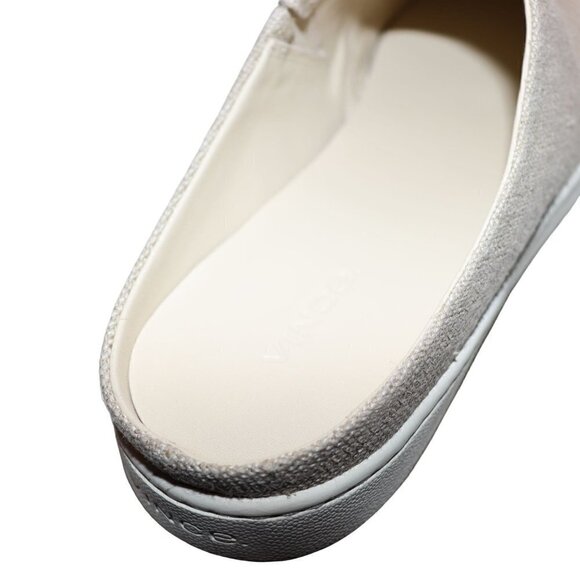 Vince Mules Canvas Vianne Natural Beige Comfort Shoes‎ Womens Size 9.5 NEW - Picture 10 of 12